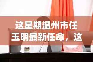 温州市任玉明新任命揭晓,一瞥地方行政的新动态