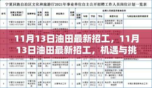 11月13日油田招工,机遇与挑战并存的最新岗位招募