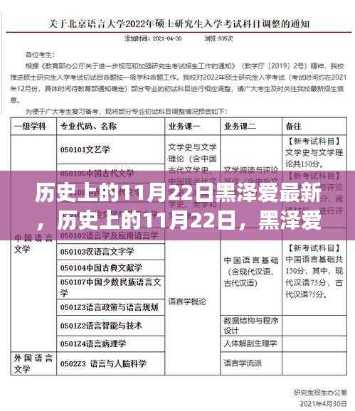 历史上的11月22日黑泽爱之旅,心灵觉醒与自然的微笑