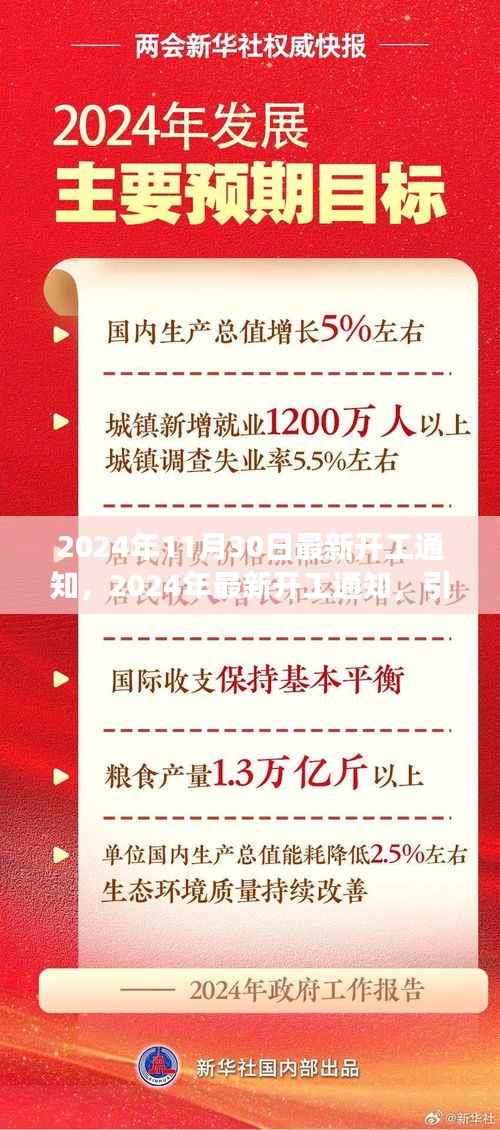 引领未来建设的号角,最新开工通知发布,开启新篇章
