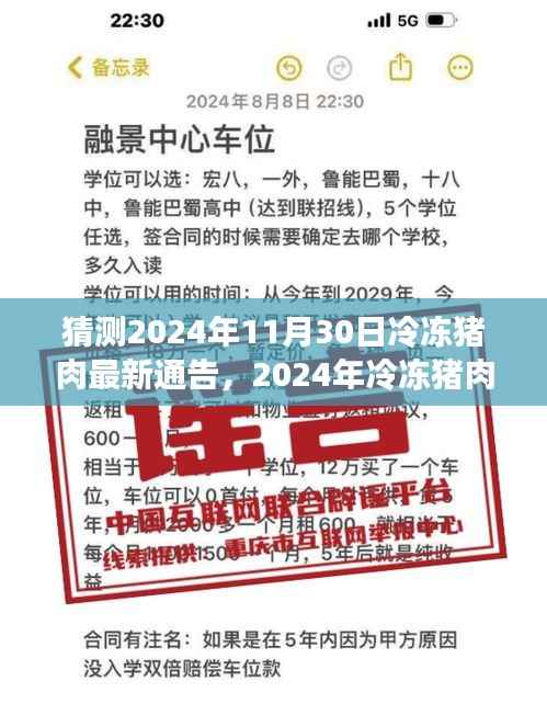 揭秘2024年冷冻猪肉最新通告背后的故事,变化的力量与乐观的韵律