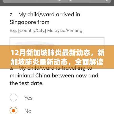 全面解读与观点分析,新加坡肺炎最新动态(12月更新)